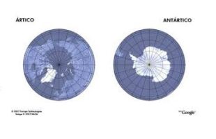 Antártida e Ártico que mudam de formato?