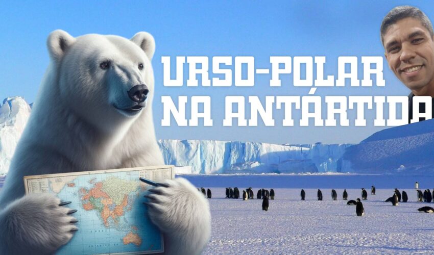 VITOR INAUGURA O URSO-POLAR NA ANTÁRTIDA